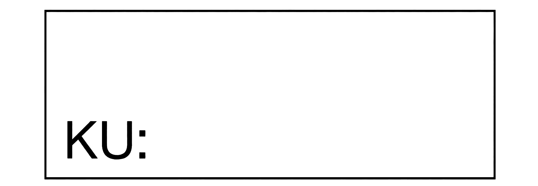 KU mit Kasten