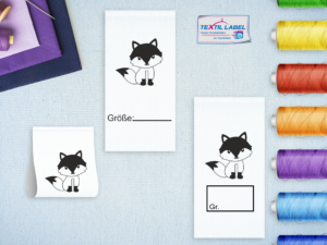 Textiletiketten für Größenbeschriftung Fuchs M042043
