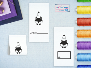 Textiletiketten für Größenbeschriftung Fuchs M044045