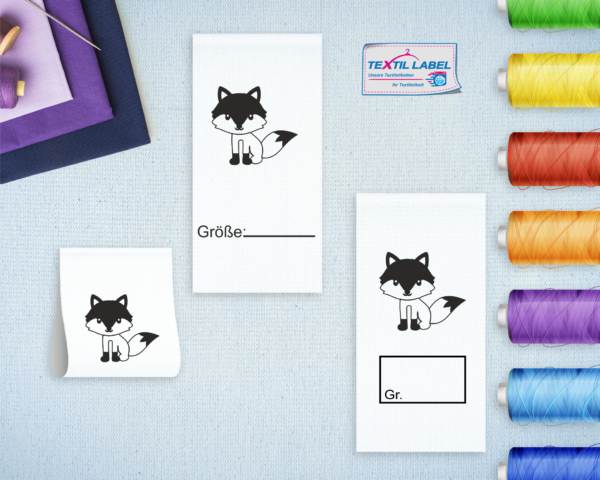 Fuchs Textiletiketten für Größenbeschriftung M046047