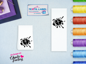 Labels mit Anker Motiv, Textiletiketten mit Motiven von Chaotic-Factory SM001